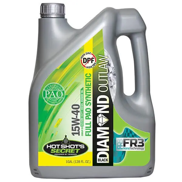 Hot Shot's Secret Black Diamond Outlaw 15W-40 Synthetic Oil (Bdgalz) 1