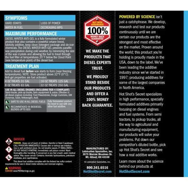 Hot Shot's Secret Diesel Winter Anti-Gel (P403304z) 3