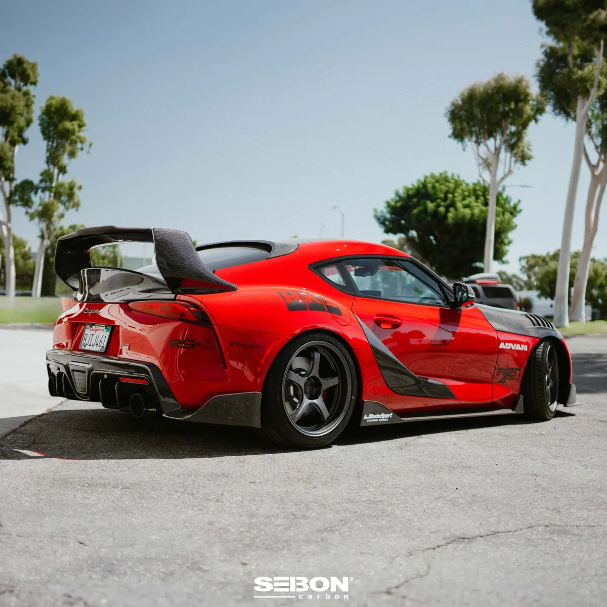 Td-Style Carbon Fiber Rear Spoiler For 2020-2026 Toyota Gr Supra 1