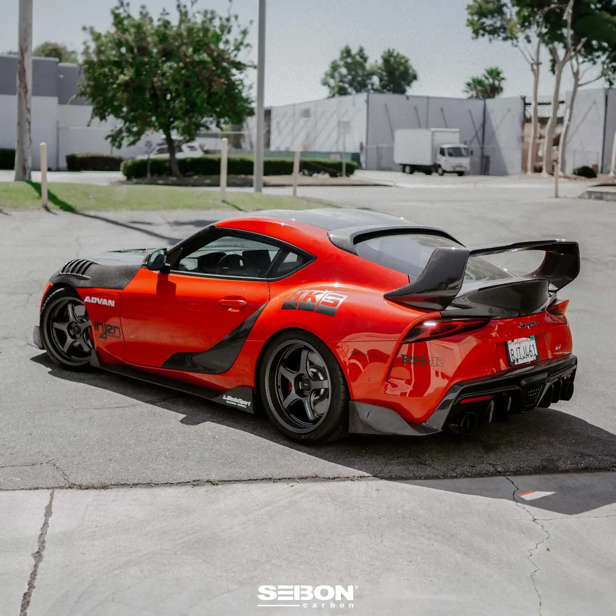 Carbon Fiber Rear Roof Spoiler For 2020-2026 Toyota Gr Supra 1