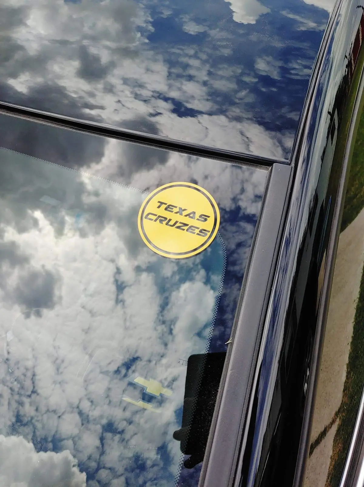 Rep Your State Circle Logo Sticker 1