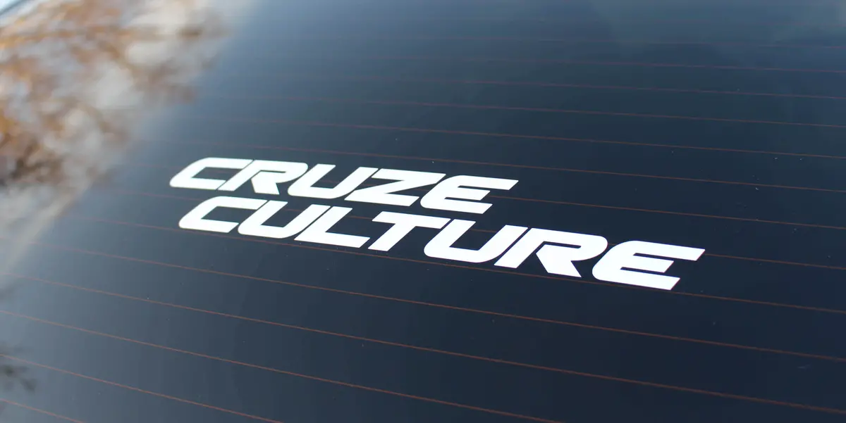 Cruze Culture Offset Sticker 2