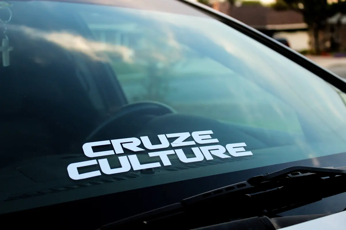 Cruze Culture Stacked Sticker 1