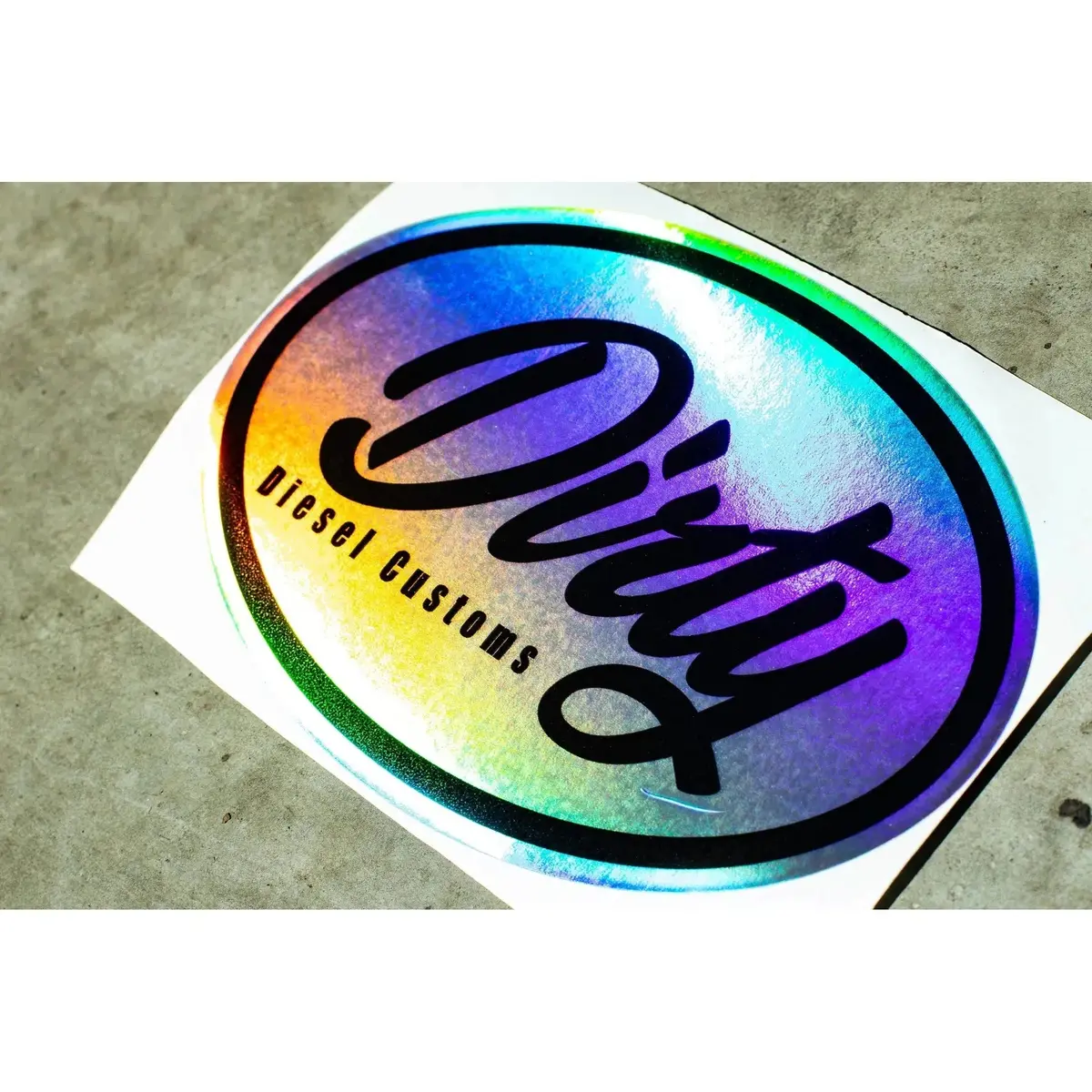 Iridescent Dirty Diesel Decal 2