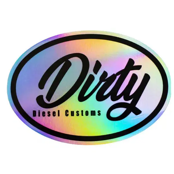 Iridescent Dirty Diesel Decal 1