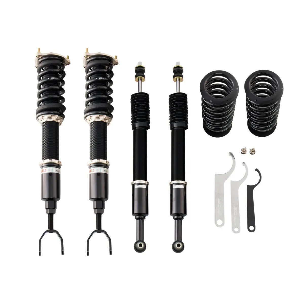 Bc Racing Br Series Coilovers : 02-09 Mercedes-Benz E-Class Sedan (Airmatic**) J-10-Br 1