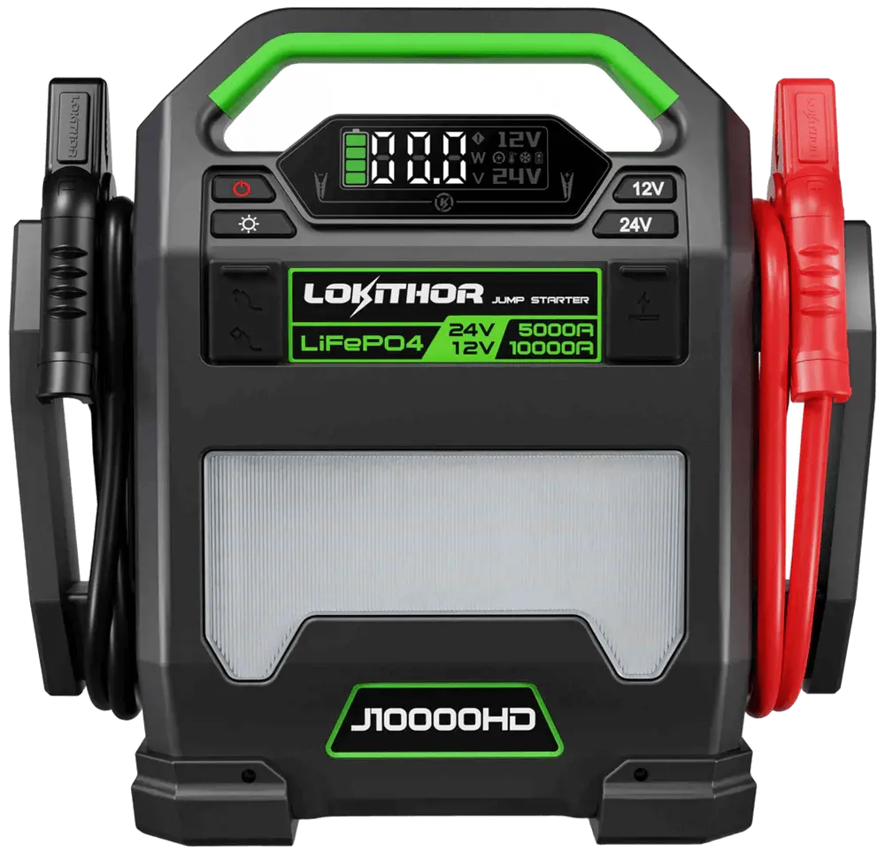 Lokithor J10000hd Semi Truck Jump Starter 12V/24V 10000A/5000A 1