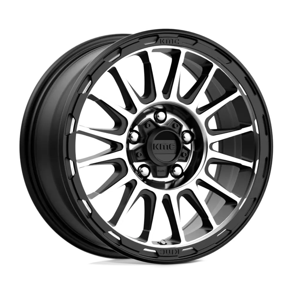 Kmc Km542 Impact - Satin Black Machined 1