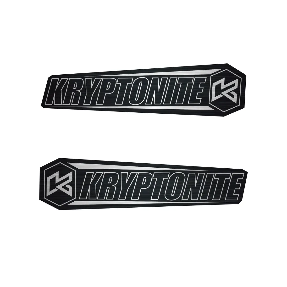 Universal Kryptonite Upper Control Arm Logo Plates (Kruca88plates) 1
