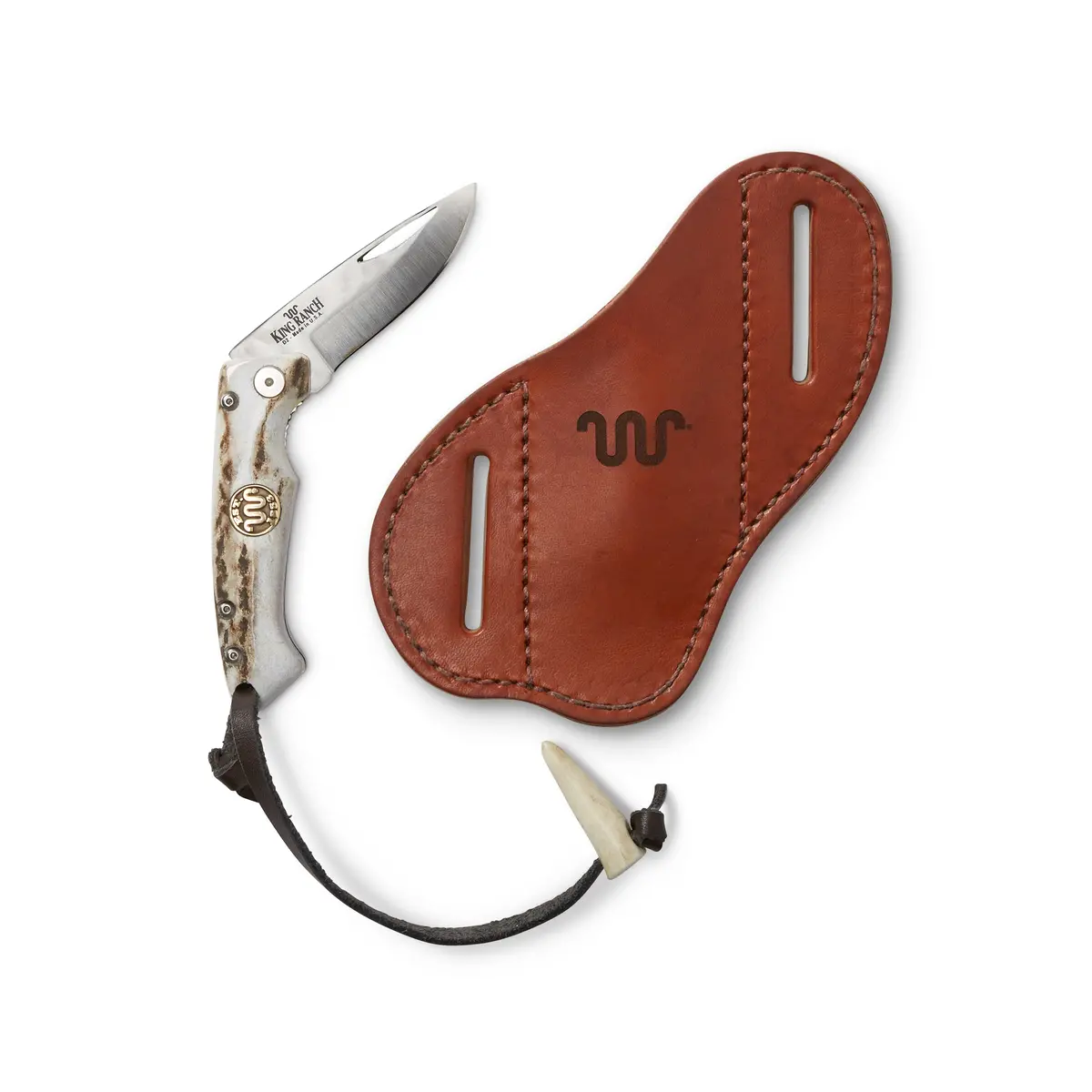 King Ranch Gentlemen's Folder Knife W/Sheath 1