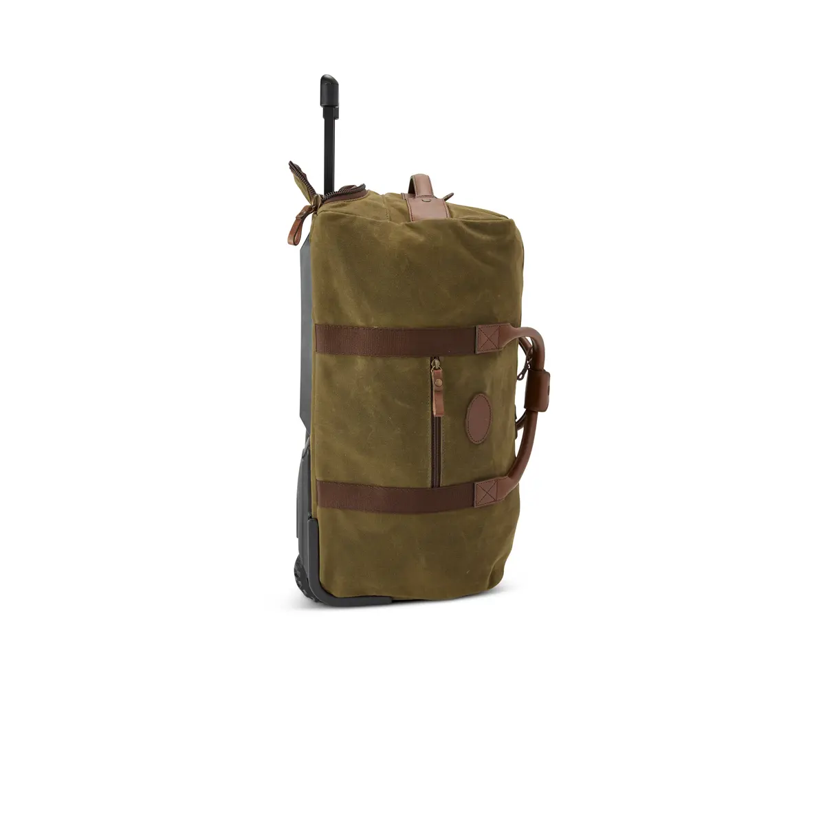 Waxed Canvas Rolling Duffle 1