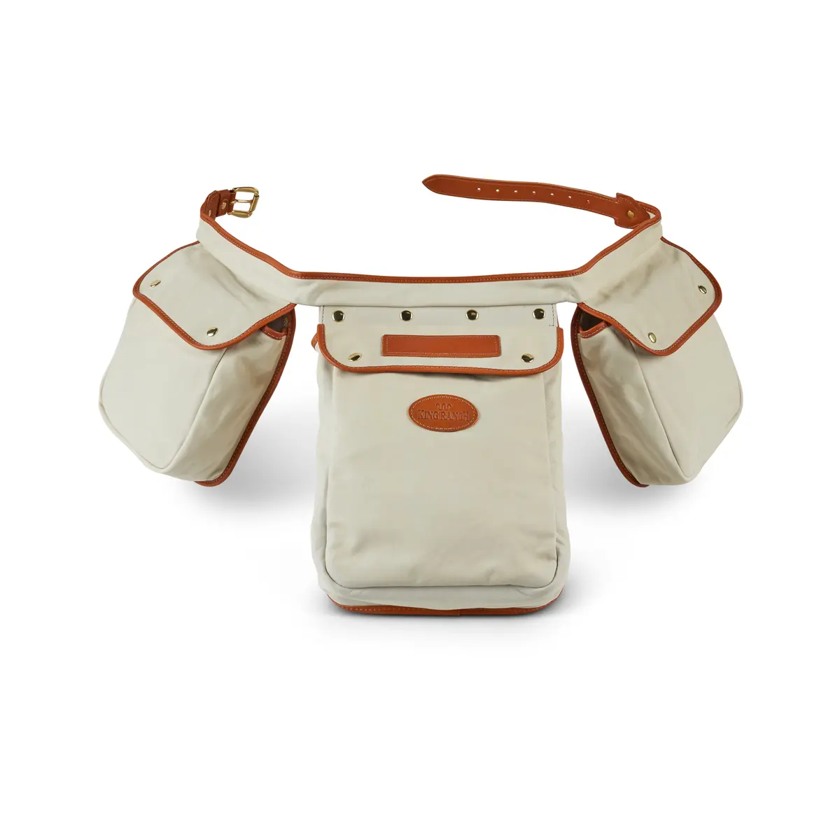 Ultimate Shooting Bag W/Detachable Center Pkt. Cream Cow 1