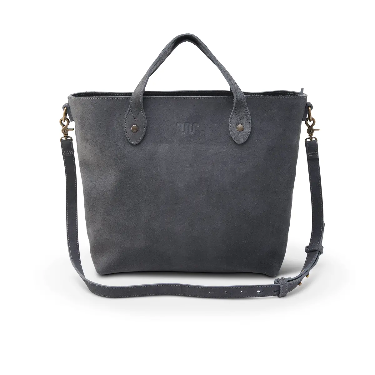 Grey Roughout Women's Handbag 1