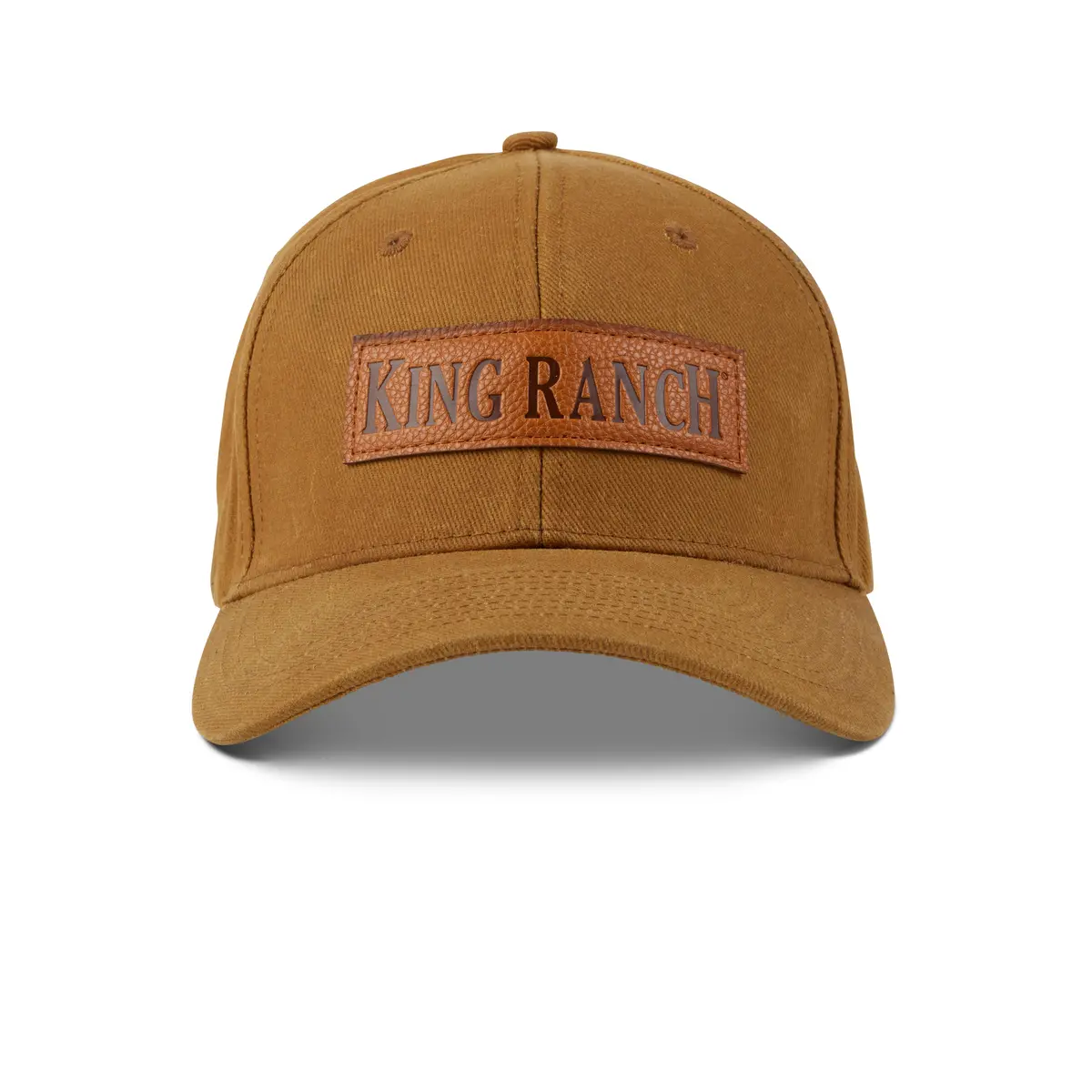 Waxed Canvas Leather Patch Cap 1
