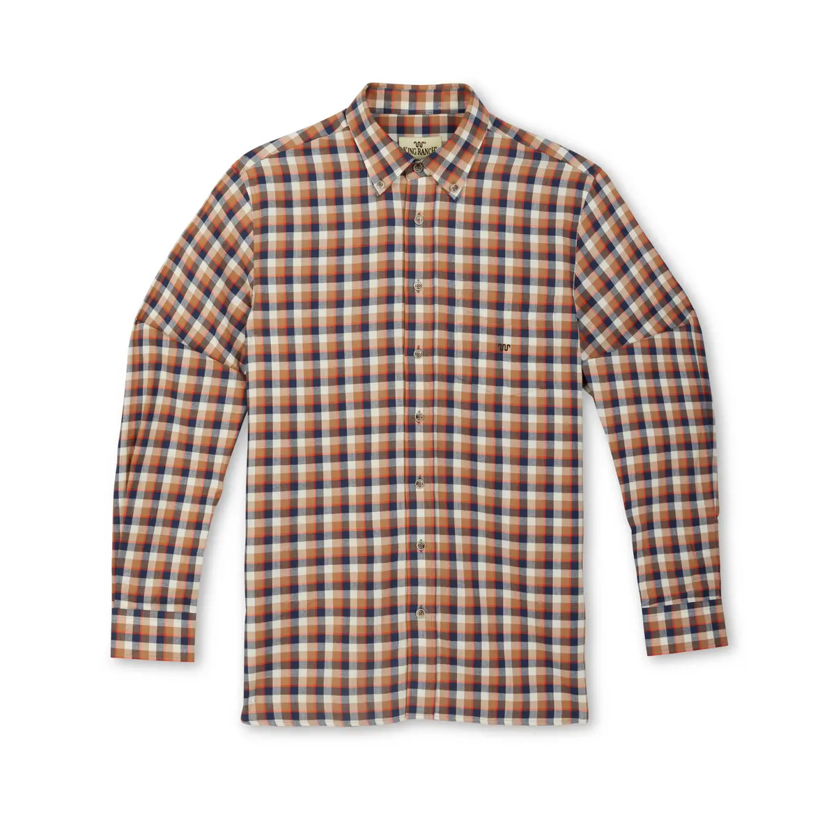 Men's Windowpane Plaid Dress Shirt 1