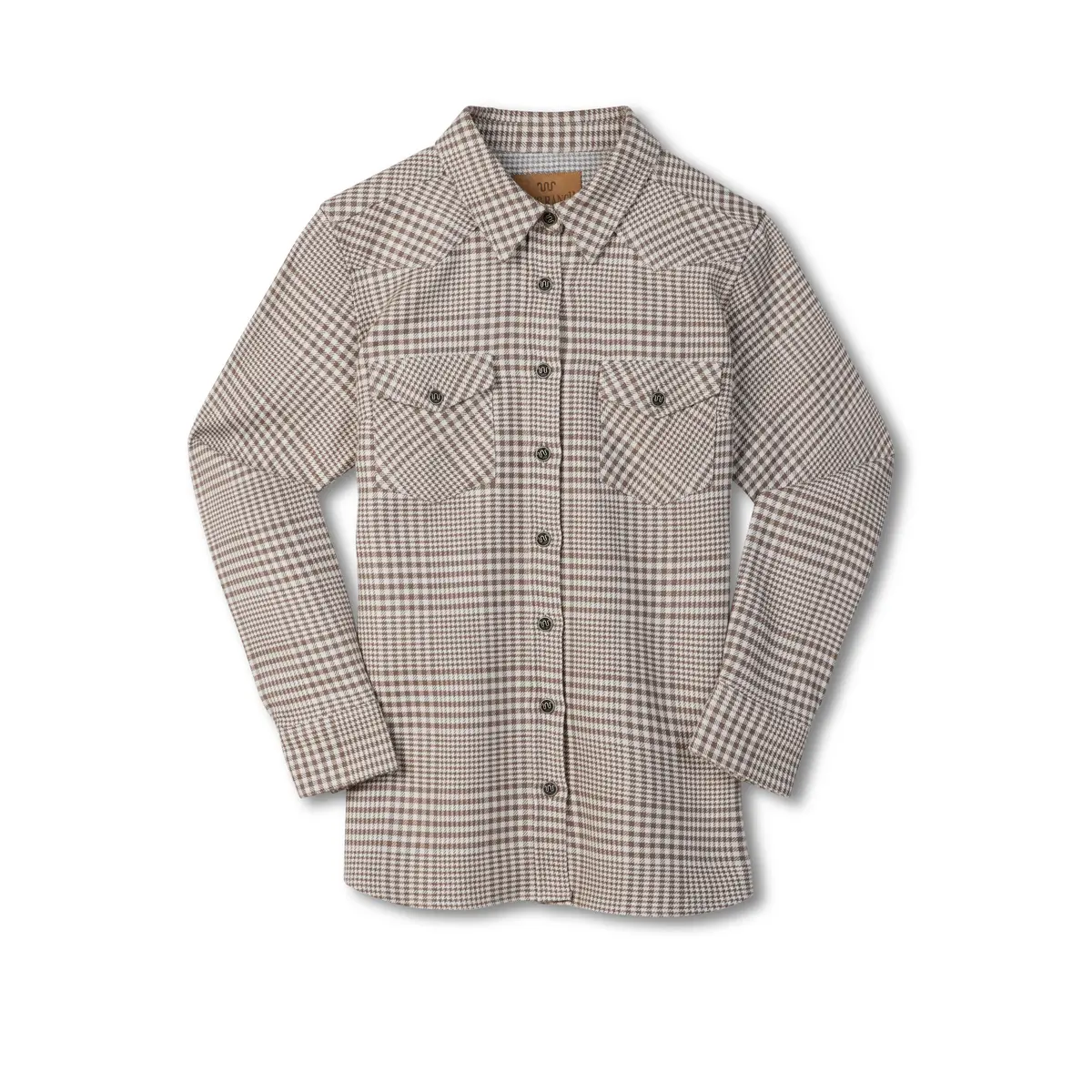 Women's Western Houndstooth Button Down 1