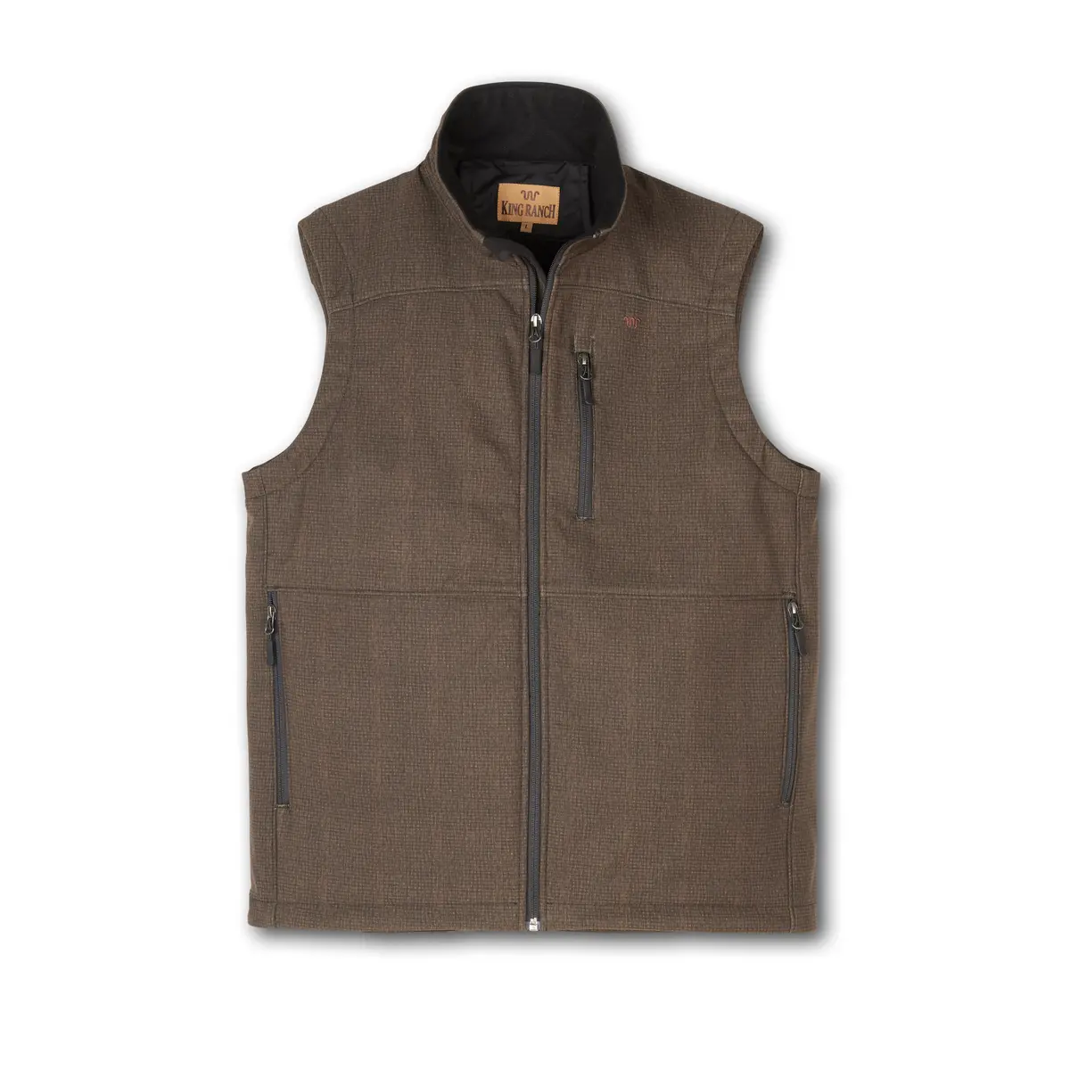 Textured Bonded Polyester Vest for Men - Image 3