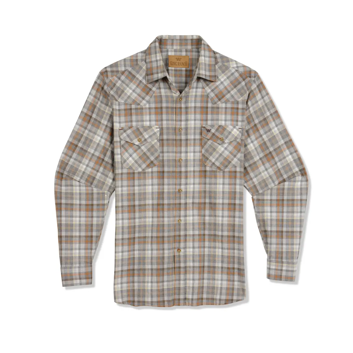 Men's Western Plaid Button Down 1
