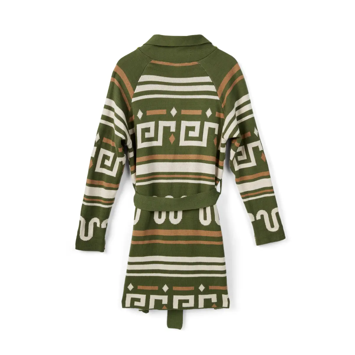 Women's Blanket Pattern Long Cardigan 2