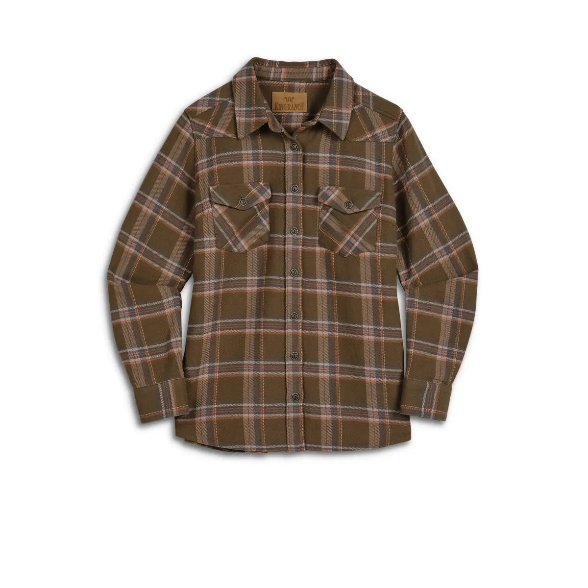 Women's Western Plaid Button Down 1