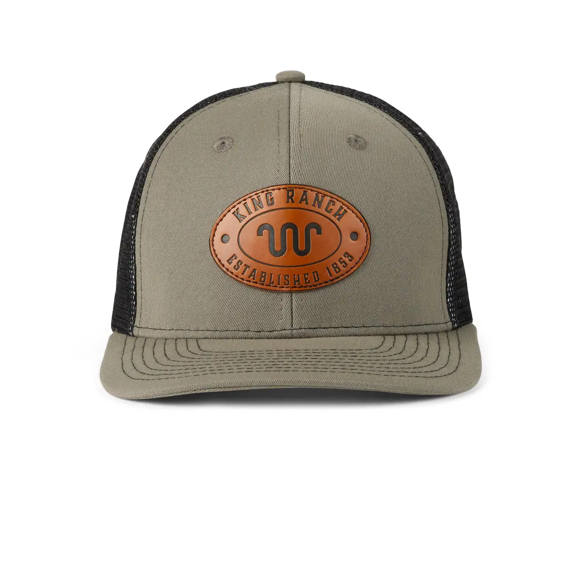Running W Leather Patch Cap 1