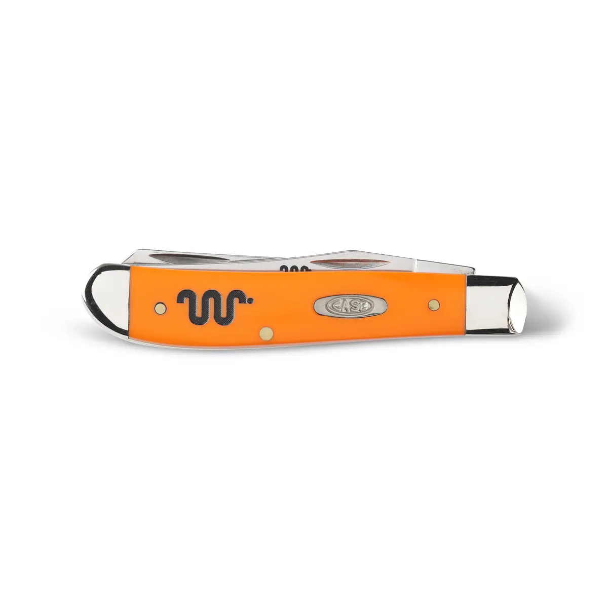 Orange Mini Trapper Knife 1