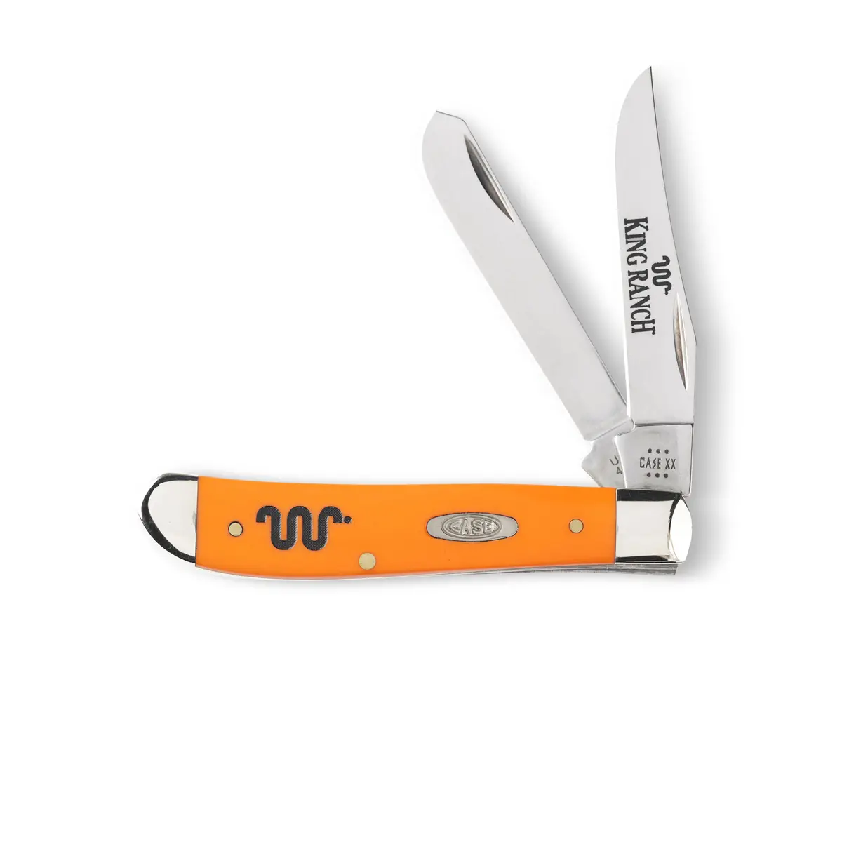 Orange Mini Trapper Knife 2