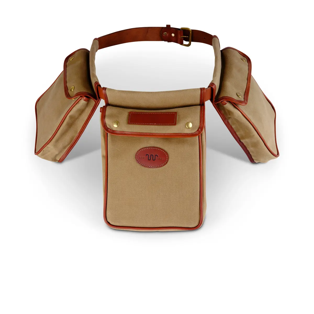 King Ranch Waxed Canvas Quail Belt 1