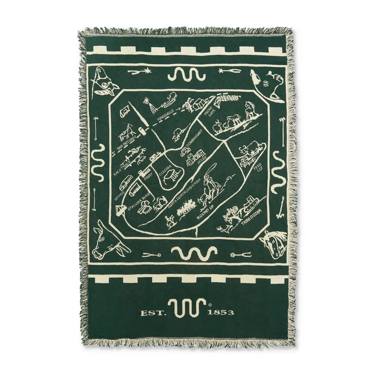 Santa Gertrudis Throw 1