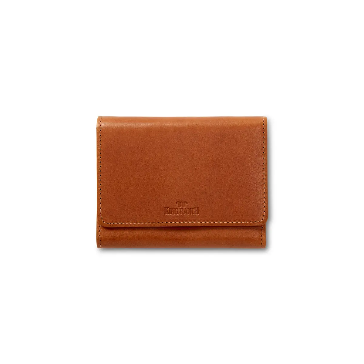 Ladies' Leather Tri-Fold Clutch Wallet 1