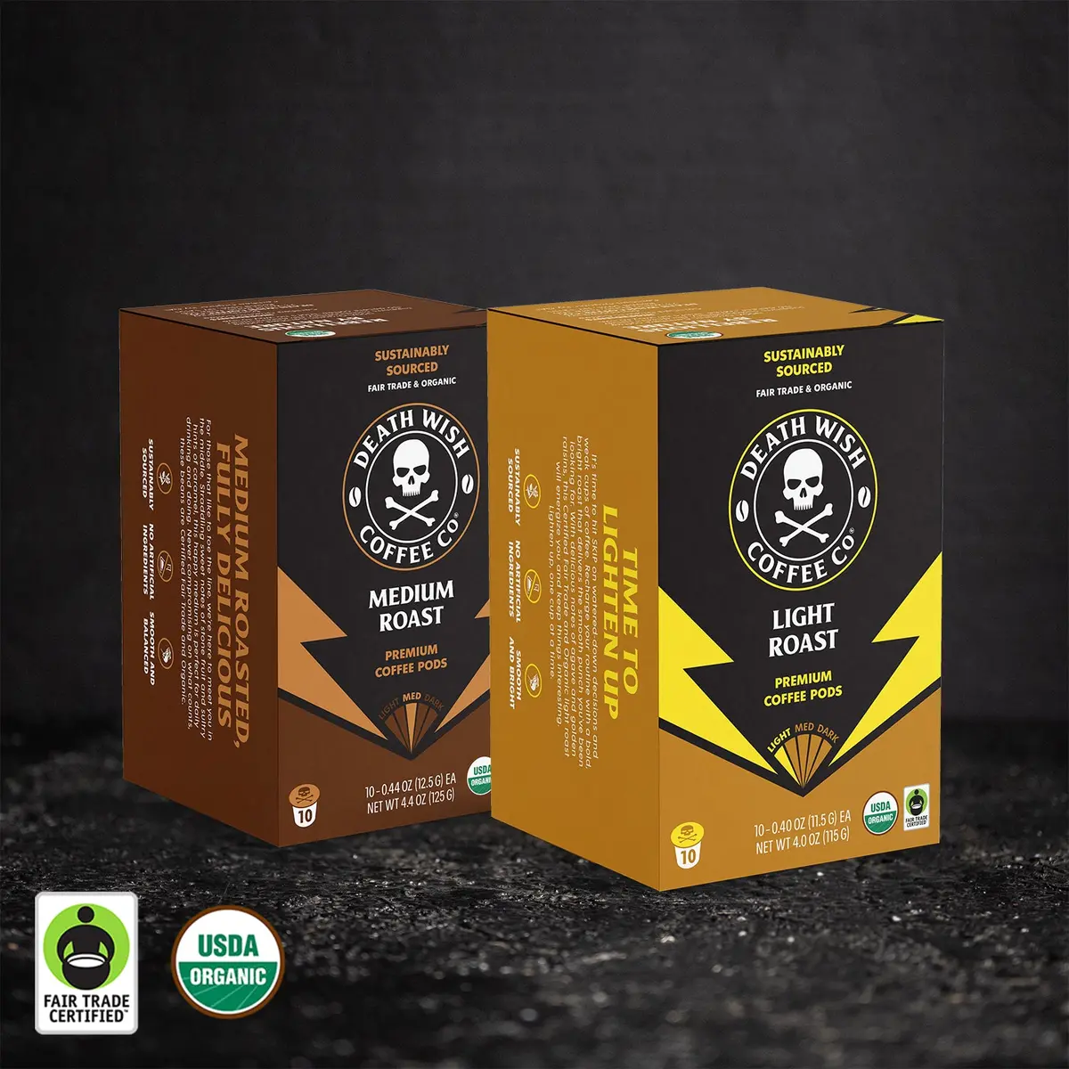 Light Roast + Medium Roast Single-Serve Pod Bundle 1