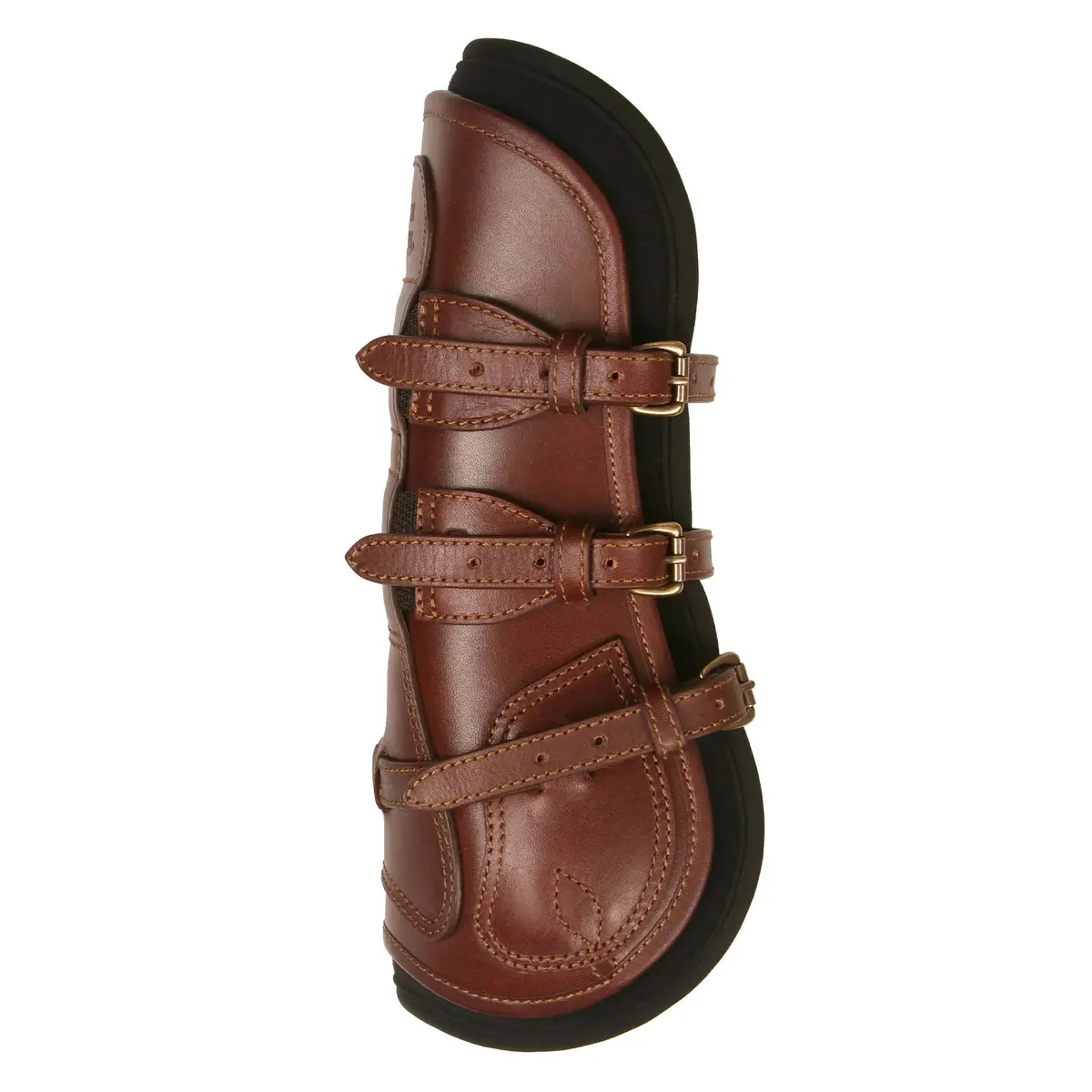 Leather Equitation Tendon Boot With Impact Protective Removable Liners (Buckle Closures) 1