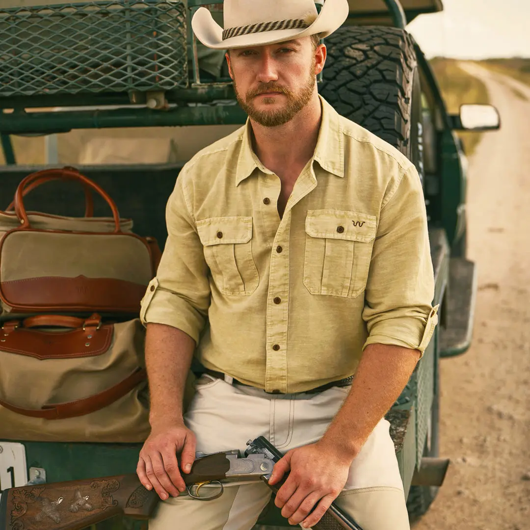 Men's Linen Utility Shirt 19