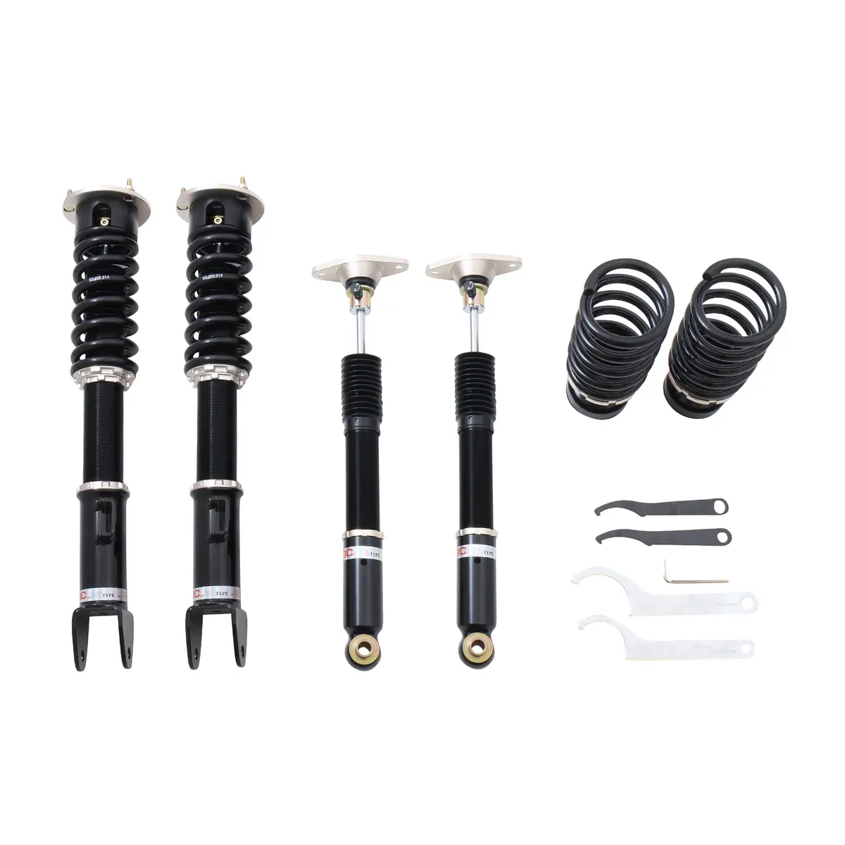 Bc Racing Br Series Coilovers : 12-14 Hyundai Genesis R-Spec Sedan M-20-Br 1