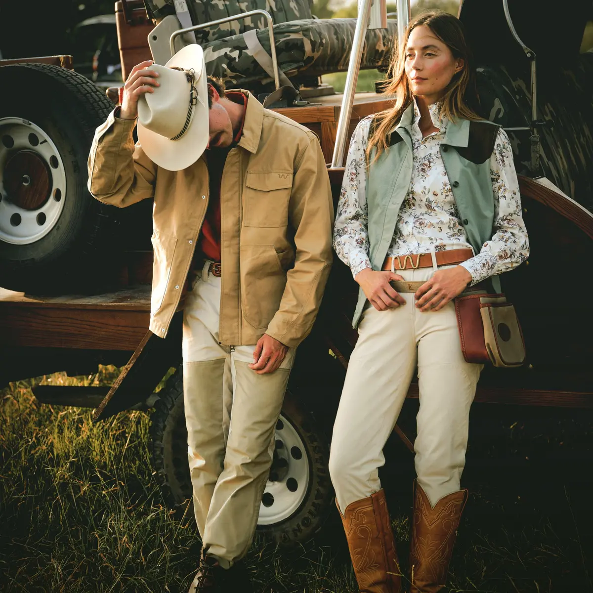 Women's Waxed Cotton Field Vest 5