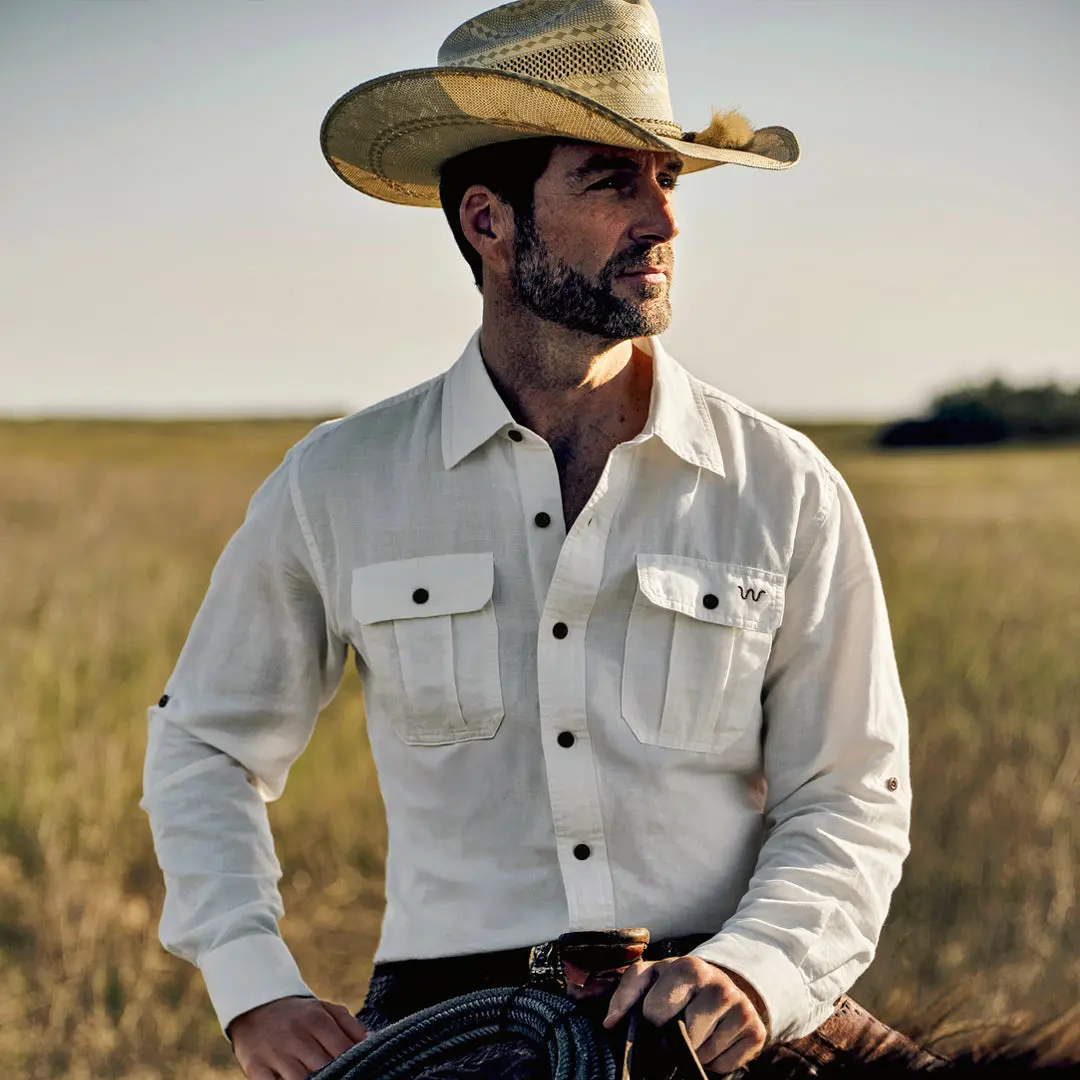 Men's Linen Utility Shirt 10