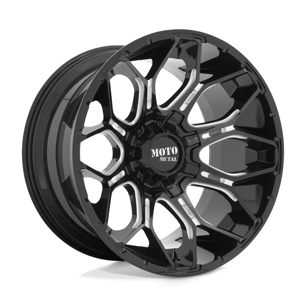 Moto Metal Mo808 Sniper - Gloss Black Milled 1