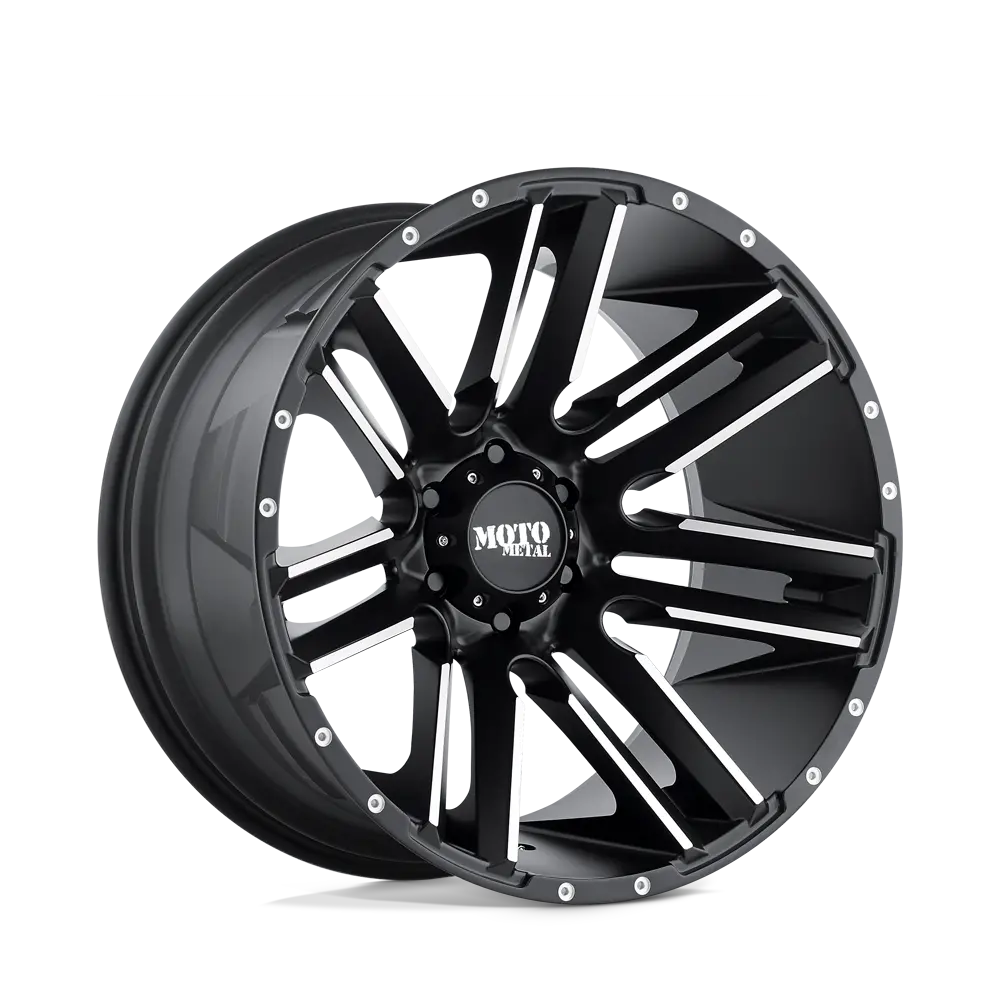 Moto Metal Mo978 Razor - Satin Black Machined 1