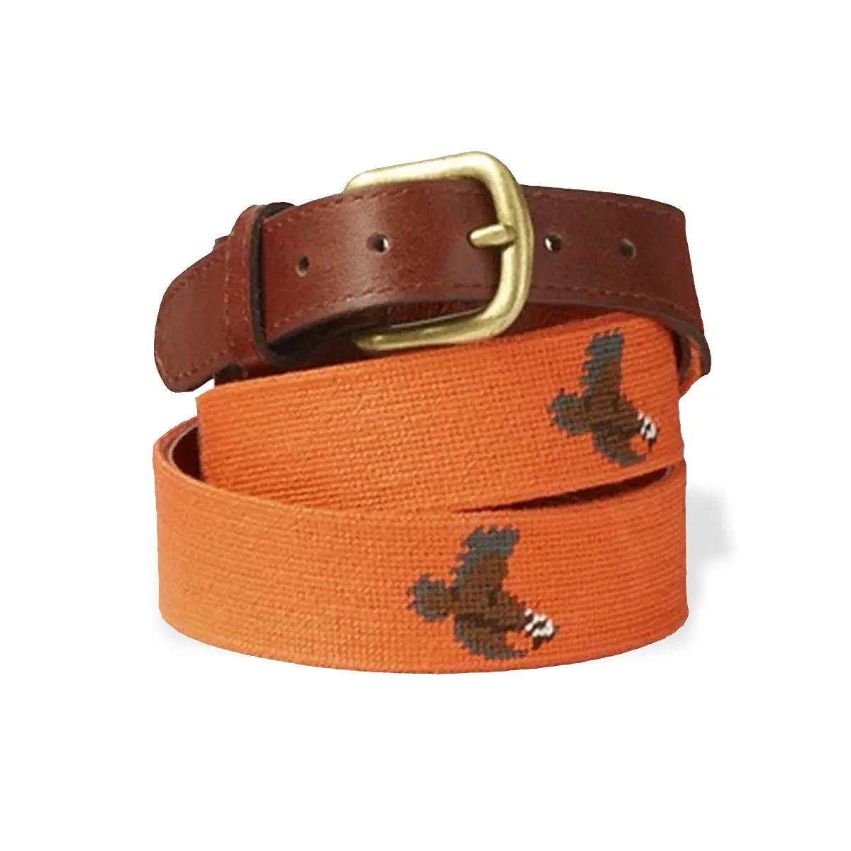 Needlepoint Quail Belt 1