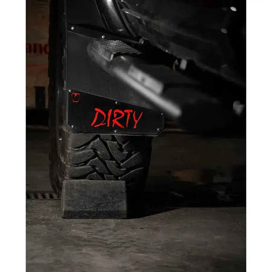 Og Dirty Long-John Mud Flaps Red (Garage-Sale-Ti-Lj-12-Cc-Dirty-Og) 1