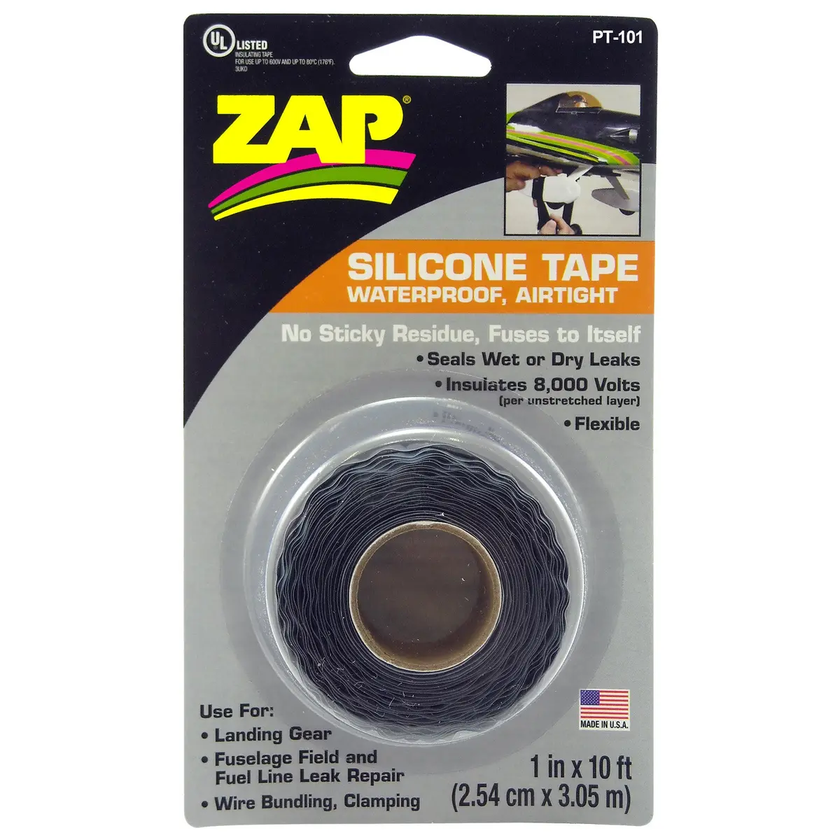 #Pt-101 Very Hot Price!!! Zap Silicone Tape 1