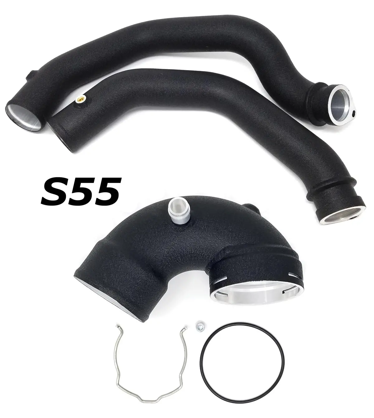 Bms M3/M4 S55 Aluminum Replacement Upgraded Charge Pipes 1
