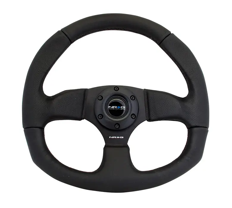 Nrg Innovations Flat Bottom Steering Wheel Leather (2 Colors) 1