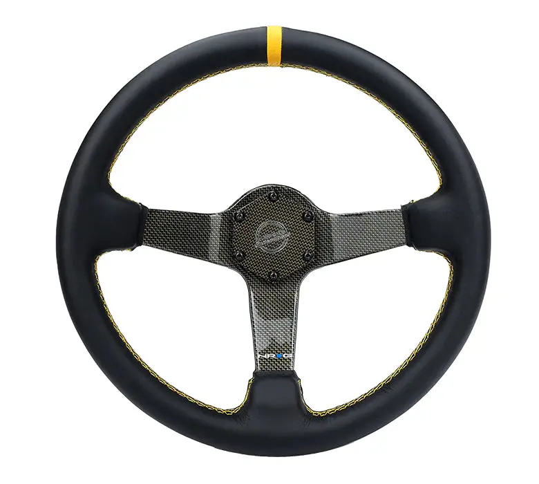 Nrg Innovations Carbon Fiber Colored Steering Wheel 350Mm Deep Dish (5 Colors) 2