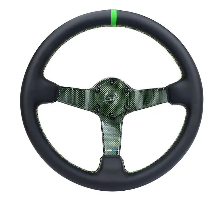 Nrg Innovations Carbon Fiber Colored Steering Wheel 350Mm Deep Dish (5 Colors) 5