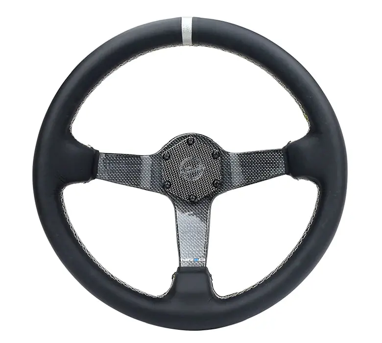 Nrg Innovations Carbon Fiber Colored Steering Wheel 350Mm Deep Dish (5 Colors) 1