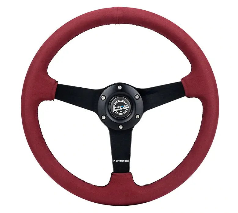 Nrg Innovations 350Mm Flat Steering Wheel Alcantara (3 Colors) 3