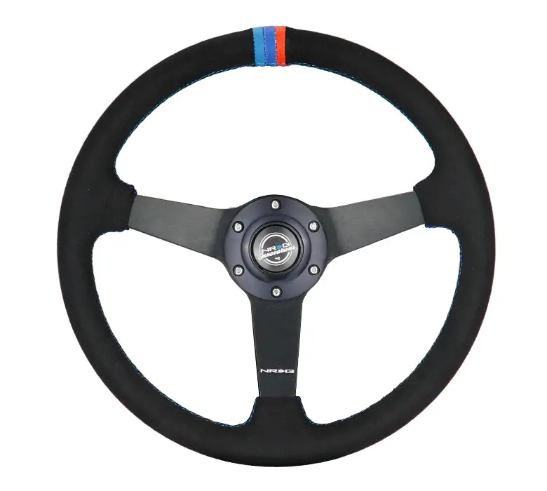 Nrg Innovations 350Mm Flat Steering Wheel Alcantara (3 Colors) 1