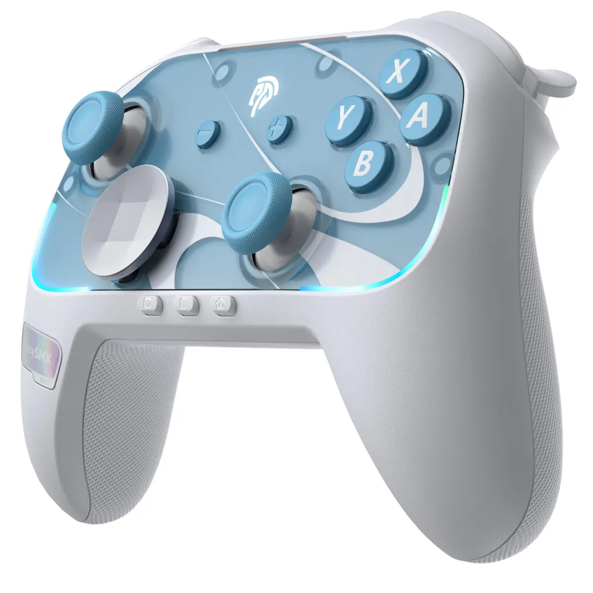 Easysmx S10 Gaming Controller For Switch 2: Wake Up, Tmr Sticks, Hd Rumble - White 1