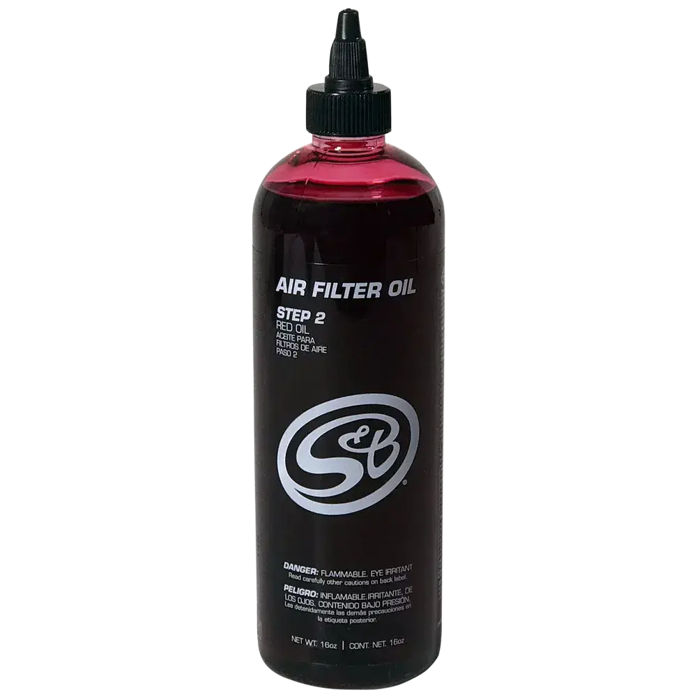 S&B 16 Oz. Air Filter Oil -Red (88-0010) 1